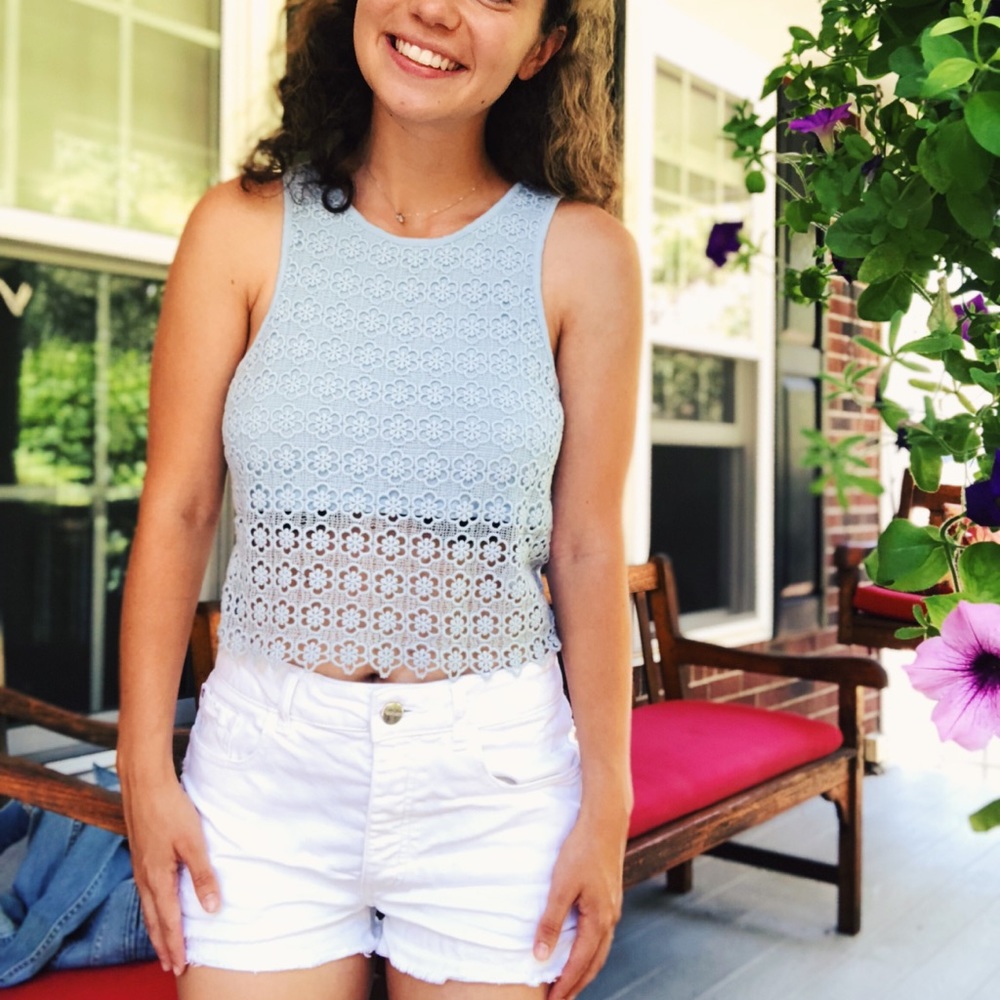 Topshop Lace Top